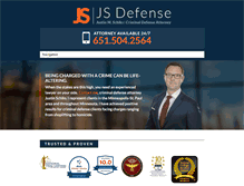 Tablet Screenshot of legaldefensemn.com